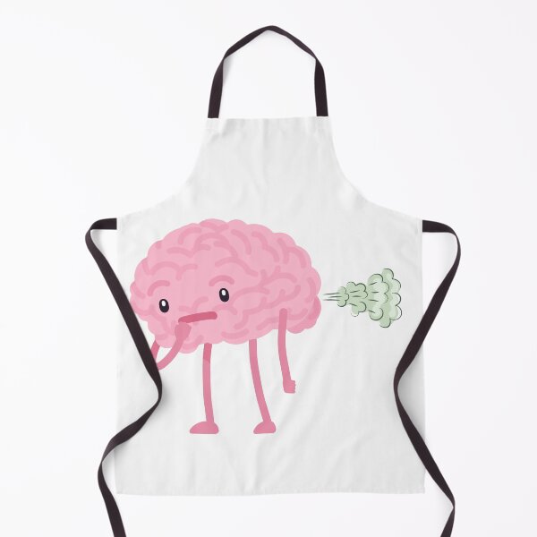 Item preview, Funny Brain Fart Cute Pink Brain Sticker designed and sold by HelpmeImpooor.