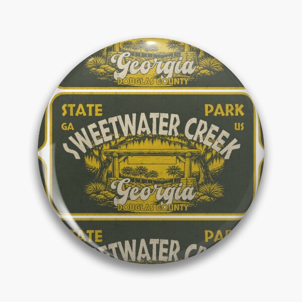 Item preview, Sweetwater Creek State Park, Douglas County, Georgia, badge design designed and sold by Wanderful-roads.