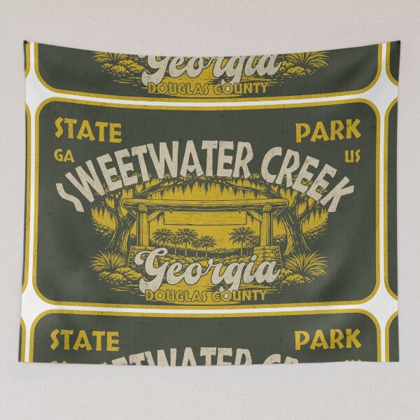Item preview, Sweetwater Creek State Park, Douglas County, Georgia, badge design designed and sold by Wanderful-roads.