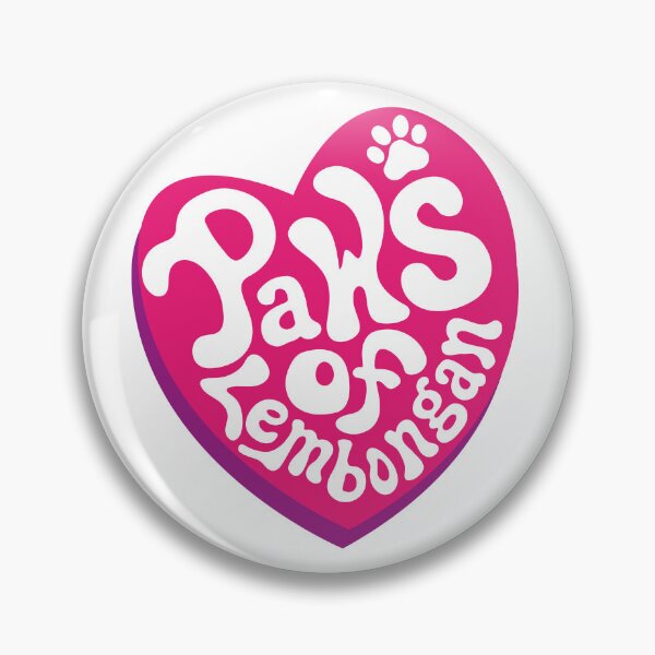 Item preview, PAWS of Lembongan - Animal Rescue Heart Tee - pink designed and sold by maroosh2026.