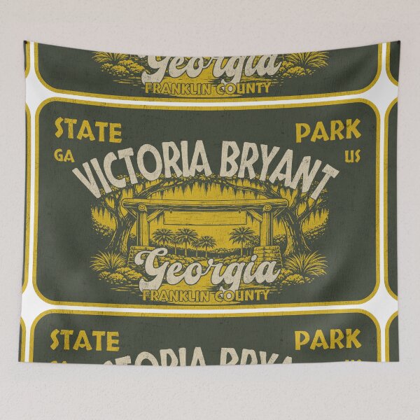 Item preview, Victoria Bryant State Park, Franklin County, Georgia, badge design designed and sold by Wanderful-roads.