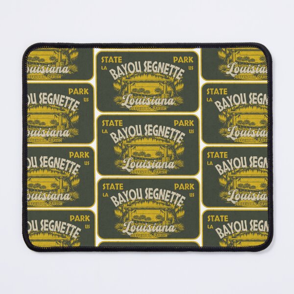 Item preview, Bayou Segnette State Park, Jefferson Parish, Louisiana, badge design designed and sold by Wanderful-roads.