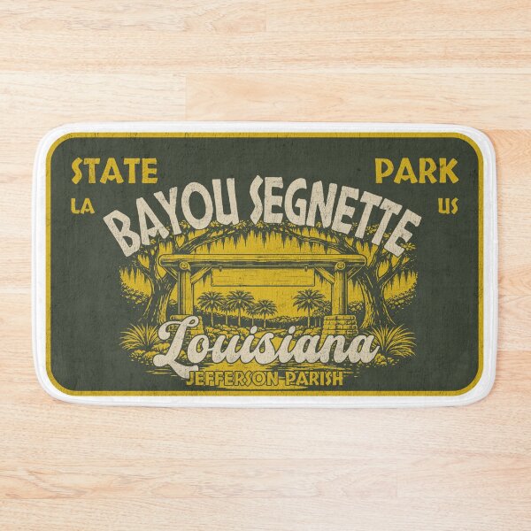 Item preview, Bayou Segnette State Park, Jefferson Parish, Louisiana, badge design designed and sold by Wanderful-roads.
