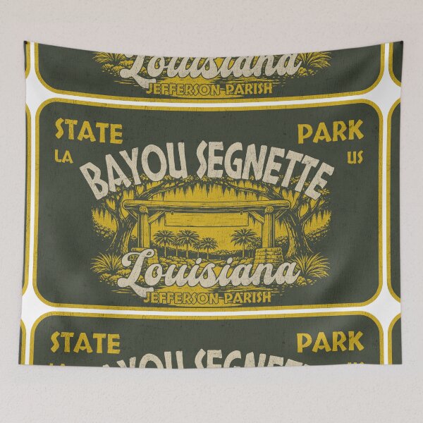 Item preview, Bayou Segnette State Park, Jefferson Parish, Louisiana, badge design designed and sold by Wanderful-roads.