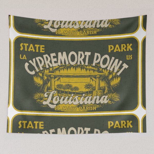 Item preview, Cypremort Point State Park, St. Mary Parish, Louisiana, badge design designed and sold by Wanderful-roads.