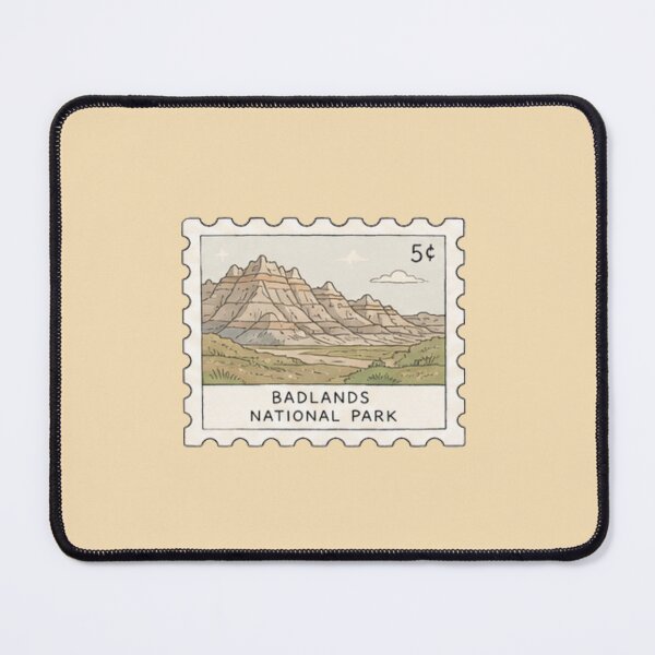 Item preview, Badlands National Park Stamp designed and sold by Aquabat25.