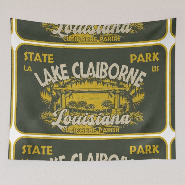 Item preview, Lake Claiborne State Park, Claiborne Parish, Louisiana, badge design designed and sold by Wanderful-roads.