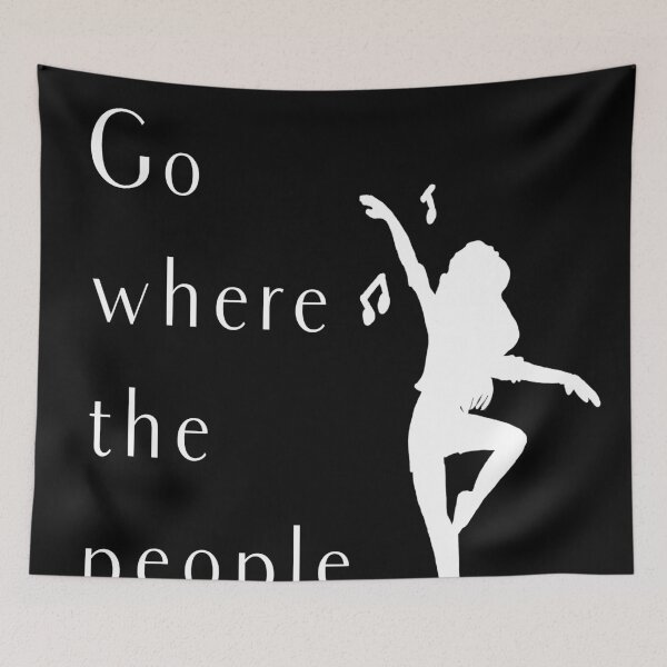 Item preview, Dance Shirt Go Where The People Dance designed and sold by Swigalicious.