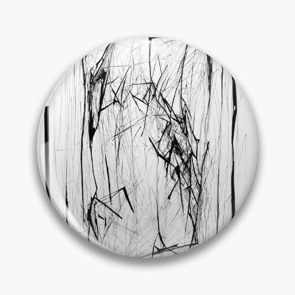 Item preview, Sad Face - Line Drawing - Pareidolia - Structural Entropy designed and sold by Mystral Art Studio.