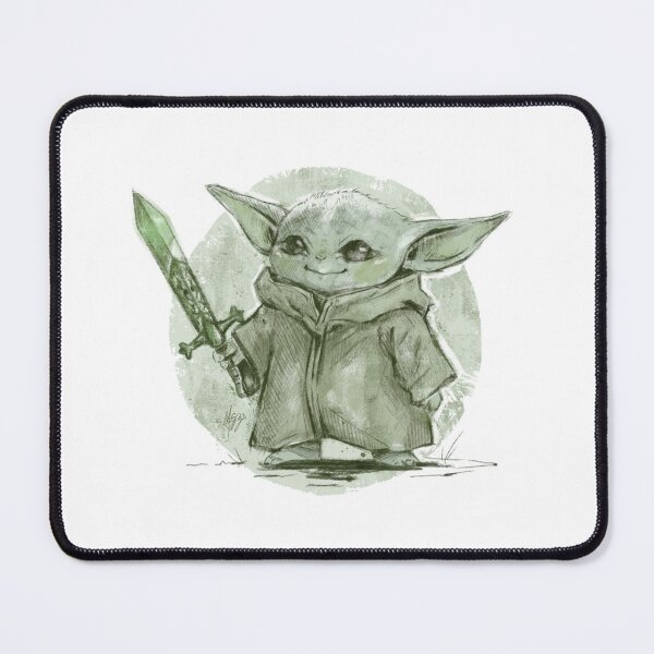 Item preview, BABY YODA WARRIOR OLIVE GREEN designed and sold by melyverso.