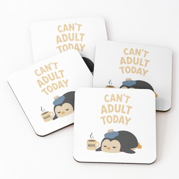 Item preview, Grumpy Penguin Nope Burnout Funny Sarcastic Gift designed and sold by THE LOST .