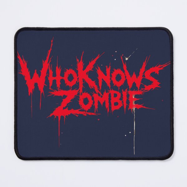 Item preview, Who Knows Undead Horror Logo Shirt – Dark Gothic Typography Streetwear Graphic designed and sold by VikArtStudio.