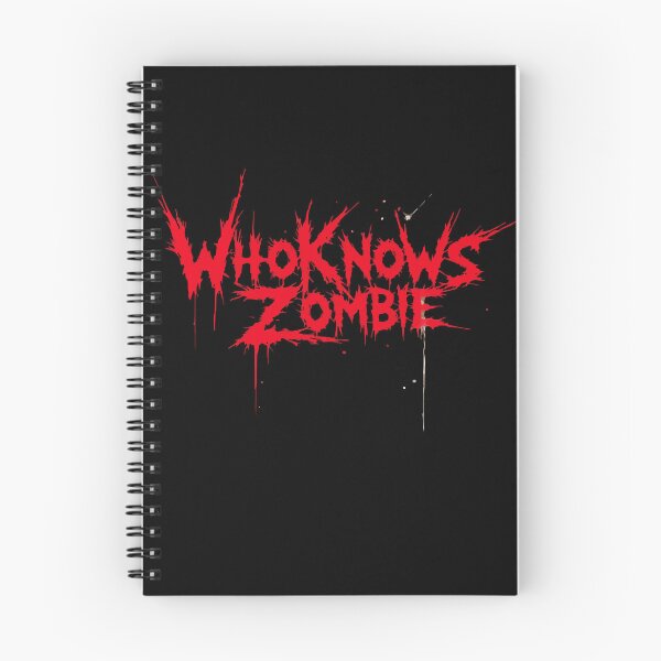 Item preview, Who Knows Undead Horror Logo Shirt – Dark Gothic Typography Streetwear Graphic designed and sold by VikArtStudio.