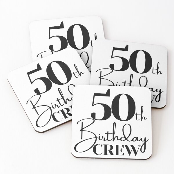 Item preview, 50th Birthday Crew | 50 Years Squad designed and sold by highflycrafts.