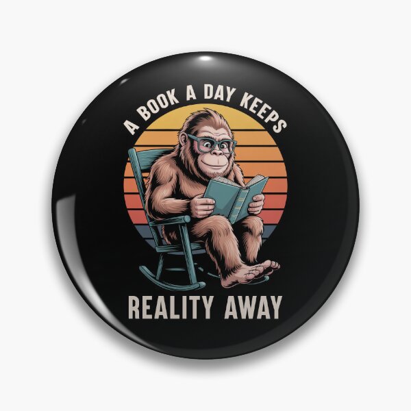 Item preview, A Book A Day Keeps Reality Away Funny Book Lover Gift designed and sold by Say It With Ink.