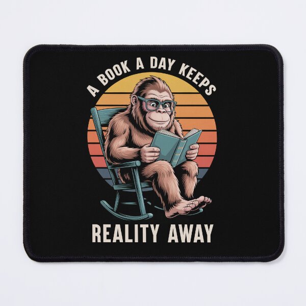 Item preview, A Book A Day Keeps Reality Away Funny Book Lover Gift designed and sold by Say It With Ink.
