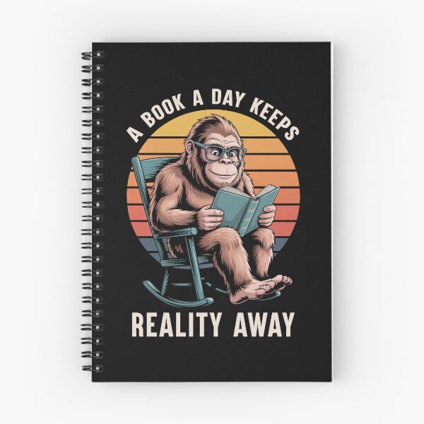Item preview, A Book A Day Keeps Reality Away Funny Book Lover Gift designed and sold by Say It With Ink.