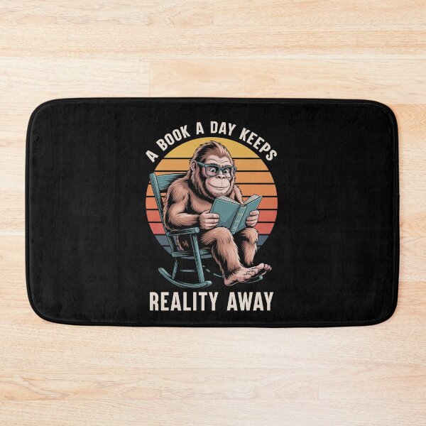 Item preview, A Book A Day Keeps Reality Away Funny Book Lover Gift designed and sold by Say It With Ink.