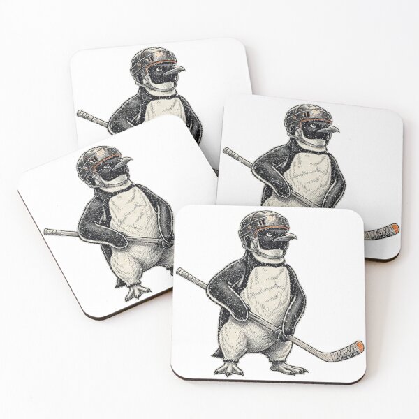 Item preview, Cool Animal Penguin Playing Hockey Player Sport Lover Vintage designed and sold by CF_VintageDesign.