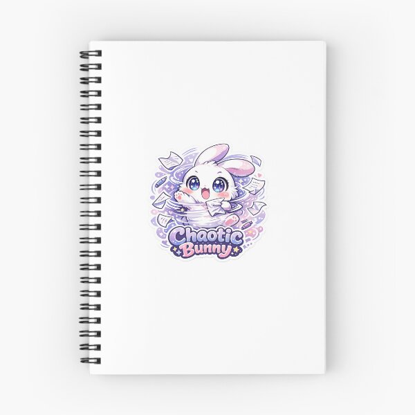 Item preview, Chaotic Bunny Sticker Kawaii Funny Meme Aesthetic for Hyper & Adorable Personalities designed and sold by CutePrintCorner.