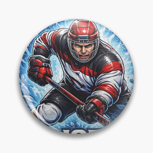 Item preview, Ice Warriors Hockey Player Sports Quote designed and sold by Mauswohn.