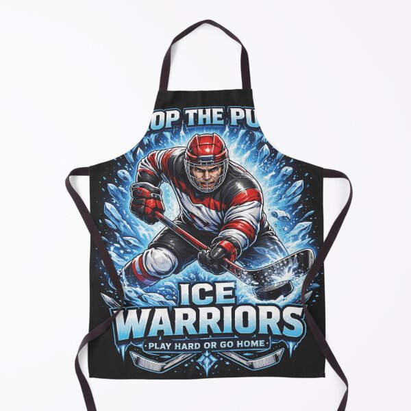 Item preview, Ice Warriors Hockey Player Sports Quote designed and sold by Mauswohn.