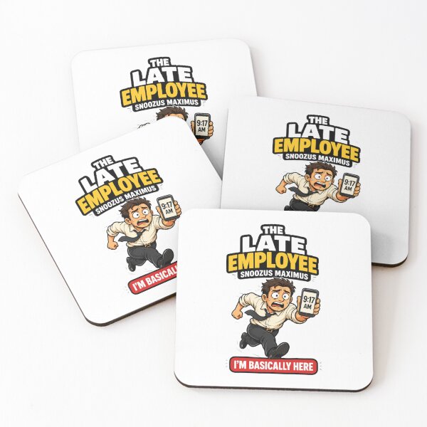 Item preview, The Late Employee I'm Basically Here Humor designed and sold by Sayitaniway.