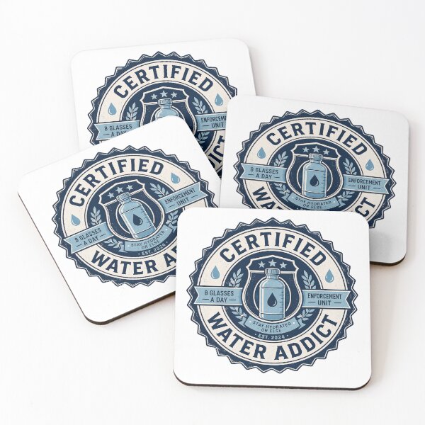 Item preview, Certified Water Addict Hydration Meme designed and sold by MonkiFlipp.