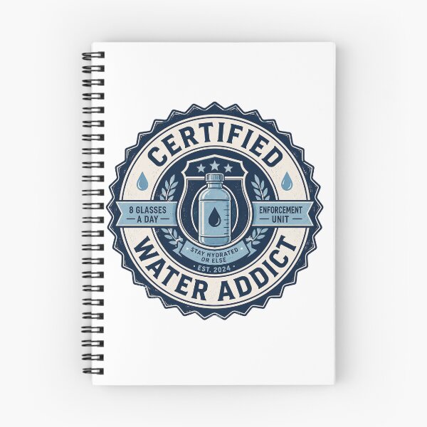 Item preview, Certified Water Addict Hydration Meme designed and sold by MonkiFlipp.