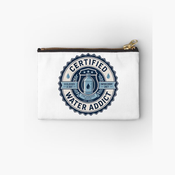 Item preview, Certified Water Addict Hydration Meme designed and sold by MonkiFlipp.