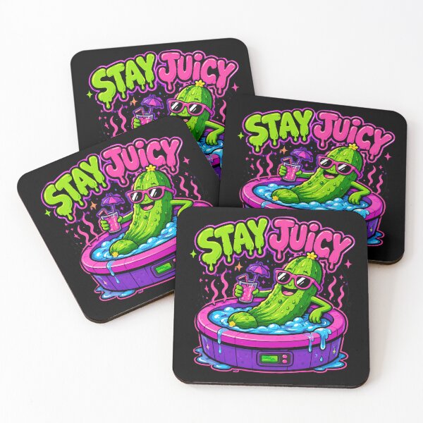 Item preview, Stay Juicy Funny Pickle Meme designed and sold by MonkiFlipp.