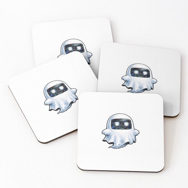 Item preview, VHS Ghost Kid – Retro Glitch Spirit Cartoon designed and sold by UnknownFrame.