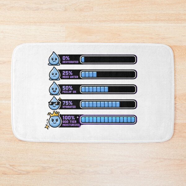Item preview, Hydration Levels Gamer Meme designed and sold by MonkiFlipp.