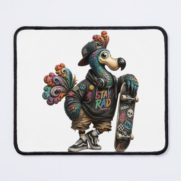 Item preview, Stay Rad Retro Dodo Skate Vibes designed and sold by doodlesbydodo.