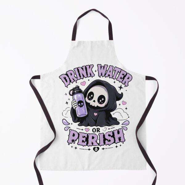 Item preview, Drink Water Or Perish Cute Goth designed and sold by MonkiFlipp.