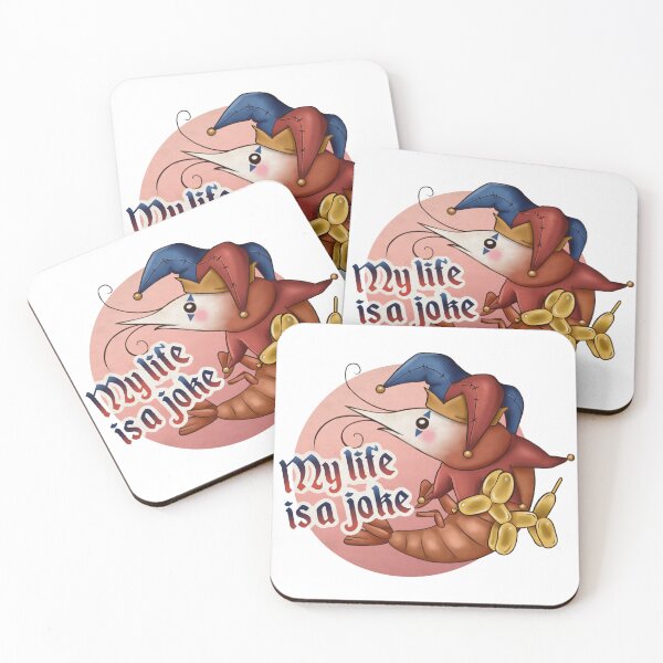 Item preview, My Life is a Joke (Jester Shrimp) designed and sold by Ellen Brouwer.