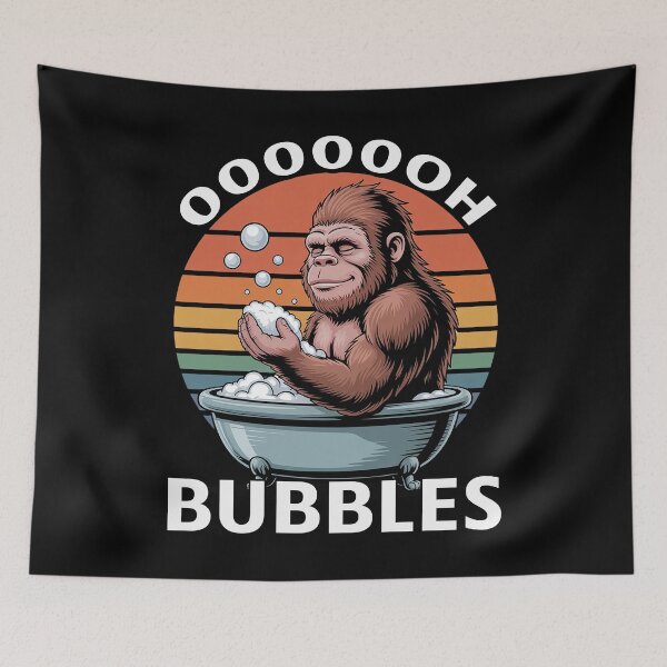 Item preview, Ooooooh Bubbles Funny Bigfoot Bath Lover Self Care Gift designed and sold by Say It With Ink.
