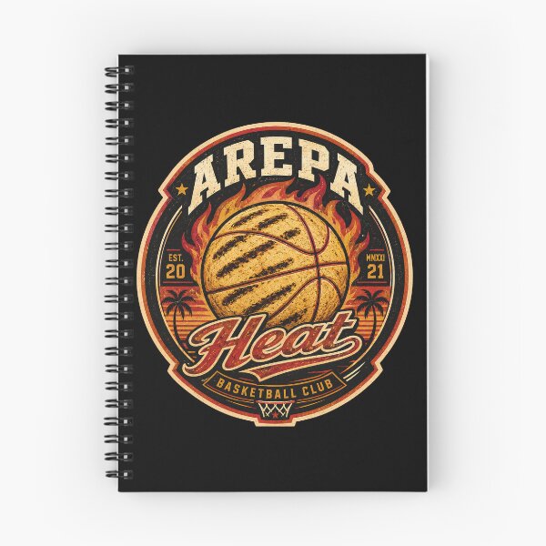Item preview, Arepa Heat Basketball Club Vintage Retro Crest designed and sold by Extravanganzza.