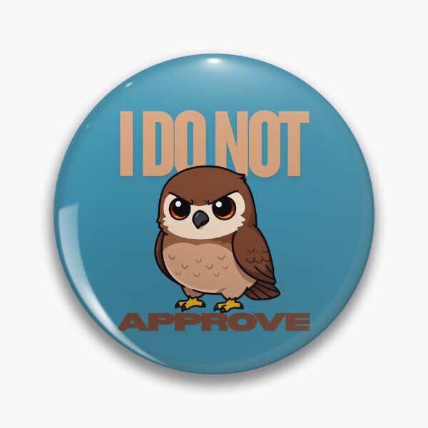 Item preview, Non-approving Bird | Judging Bird designed and sold by WrenAndWhimsy.