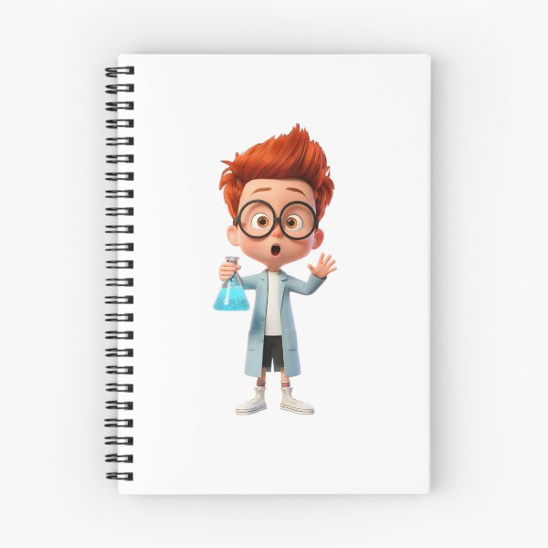 Item preview, Cute Cartoon Scientist Boy Sticker | Smart Kid Lab Character PNG designed and sold by ashwin131.