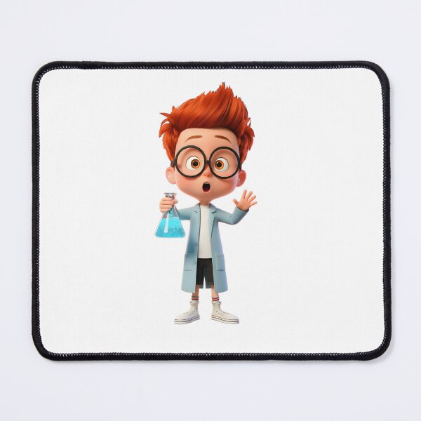 Item preview, Cute Cartoon Scientist Boy Sticker | Smart Kid Lab Character PNG designed and sold by ashwin131.