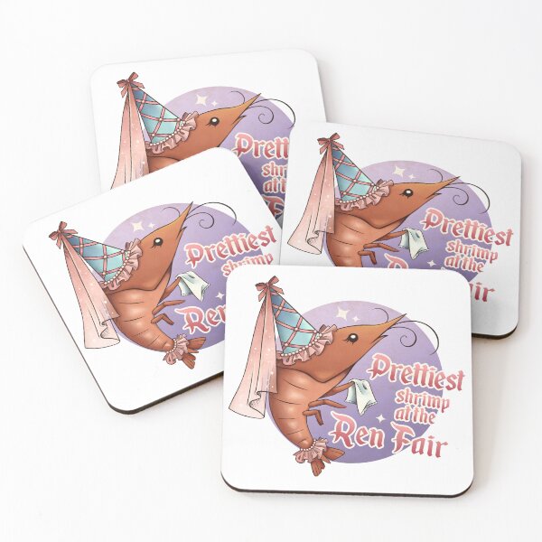Item preview, Prettiest shrimp at the Ren Fair (Maiden Shrimp) designed and sold by Ellen Brouwer.