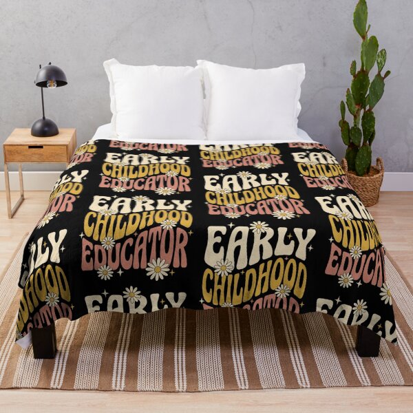 Item preview, Retro Groovy Early Childhood Educator Boho Teacher designed and sold by Canvas Vibe Studio.