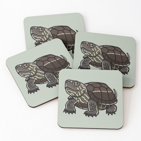 Artikelvorschau, Chinesische Teichschildkröte – Japanische Pop-Art entworfen und verkauft von Rie-TortoTurtle.