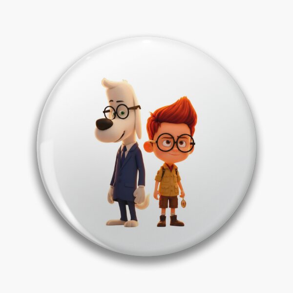 Item preview, Cute Cartoon Genius Duo Sticker | Smart Dog & Nerd Boy PNG designed and sold by ashwin131.