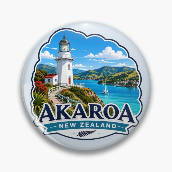 Item preview, Akaroa, New Zealand Lighthouse designed and sold by Myra365Art.