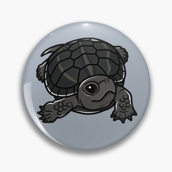 Item preview, Melanistic Reeves Turtle Japanese Pop Art designed and sold by Rie-TortoTurtle.