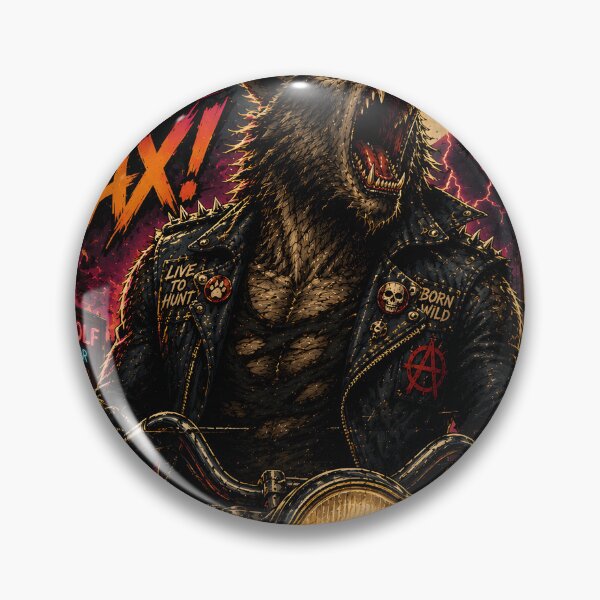 Item preview, Werewolf Ripped Shirt Biker Art | Wolf to the Max Retro Horror Motorcycle Design designed and sold by The Confluence.