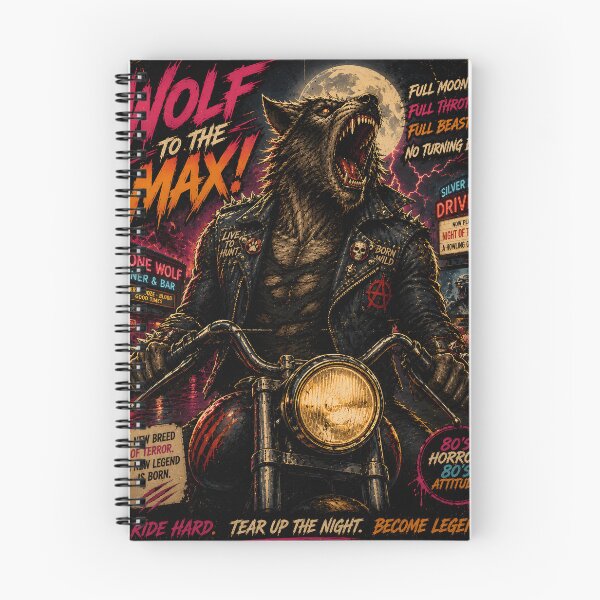Item preview, Werewolf Ripped Shirt Biker Art | Wolf to the Max Retro Horror Motorcycle Design designed and sold by The Confluence.