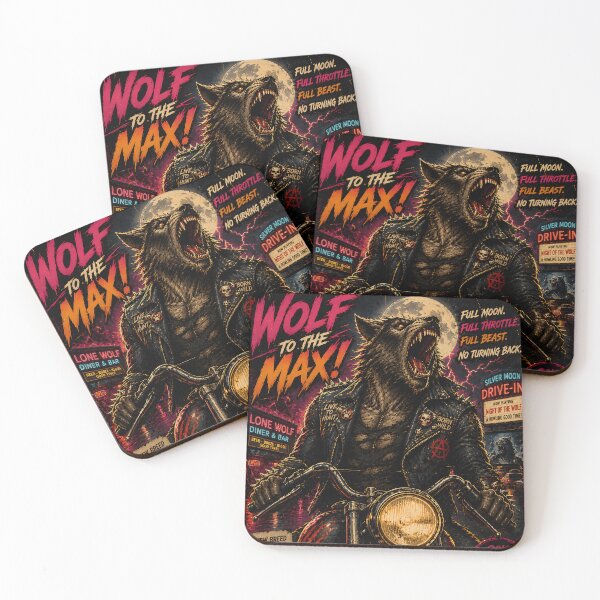 Item preview, Werewolf Ripped Shirt Biker Art | Wolf to the Max Retro Horror Motorcycle Design designed and sold by The Confluence.